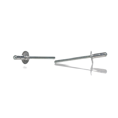 Nit zrywalny wielozakresowy Polygrip standard z łbem płaskim Stal/ Stal 3,2 x 8 - 1000 szt. Gesipa kod: 1433866 - 2